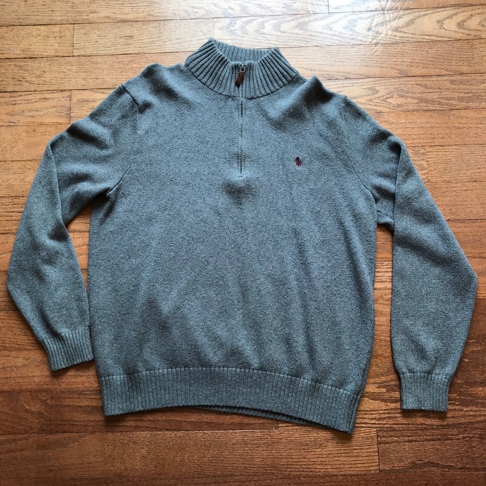 POLO By Ralph Lauren L Half Zip Pullover Sweater